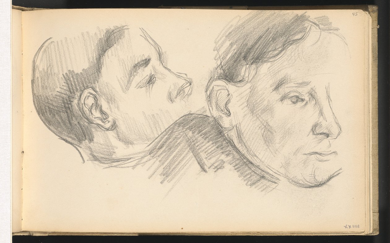 Dwie głowy, 18901896. autorstwa Paul Cézanne