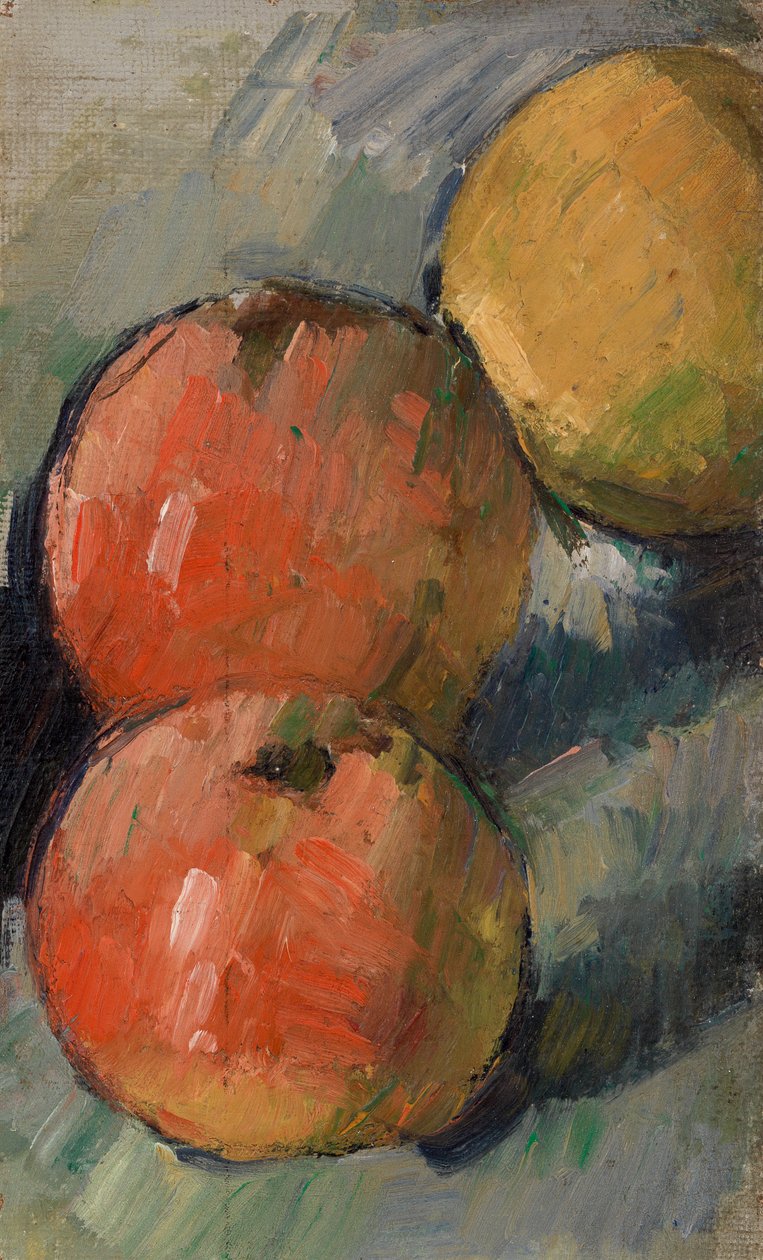 Dwa i pół jabłka autorstwa Paul Cézanne