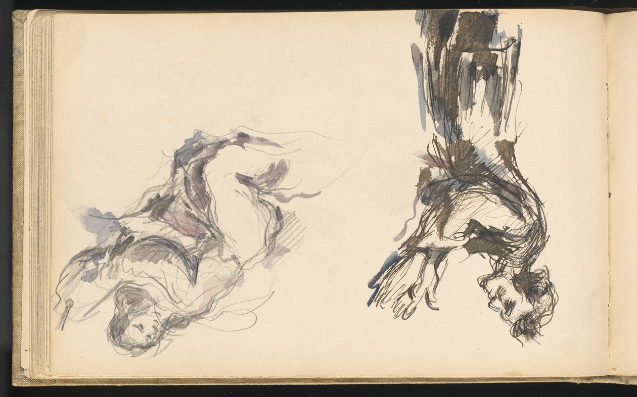 Victor Chocquet i anioł za „Apoteozę Delacroix” autorstwa Paul Cézanne