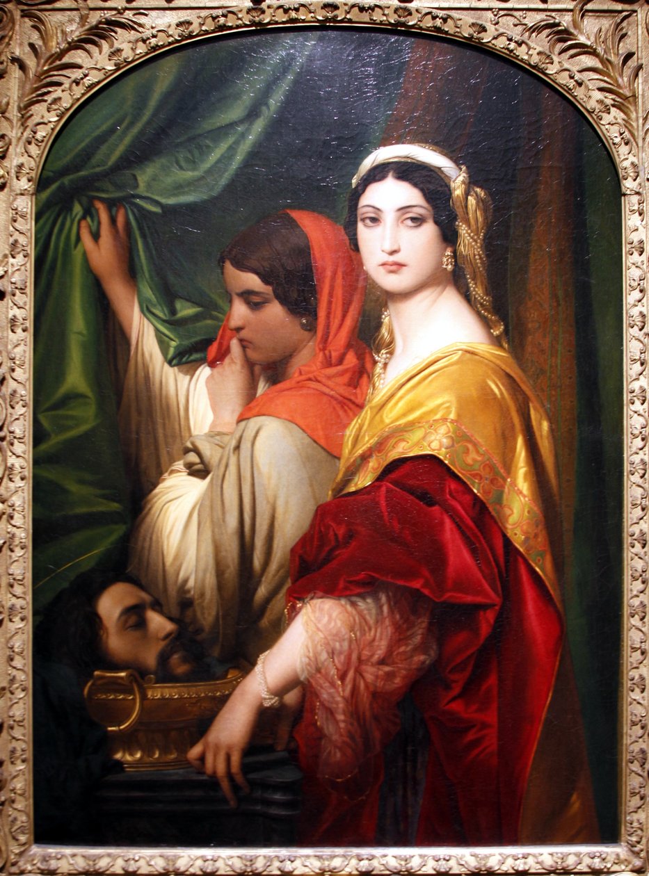 Herodiada z Głową św. Jana Chrzciciela - Paulem Delaroche autorstwa Paul Delaroche