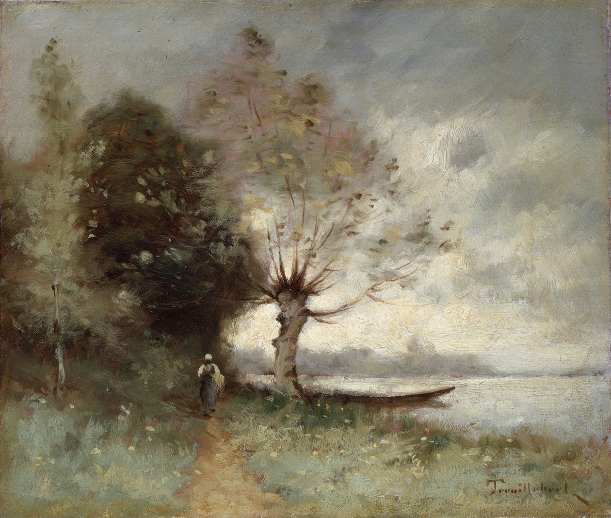 Bank Loary w pobliżu Chouze”, 1893. autorstwa Paul Desire Trouillebert