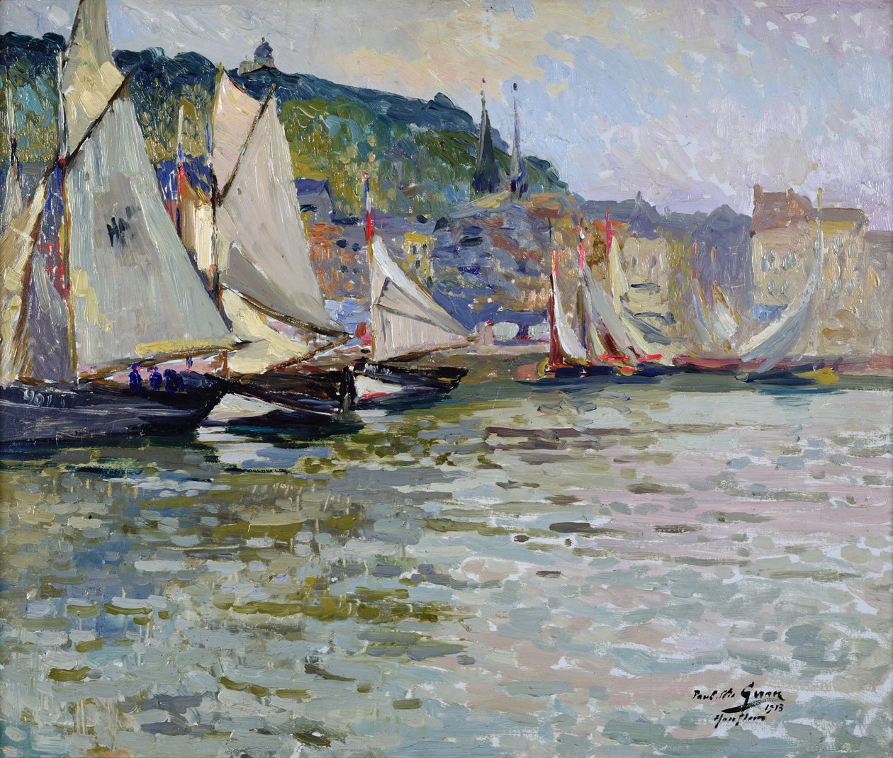 Honfleur autorstwa Paul Elie Gernez