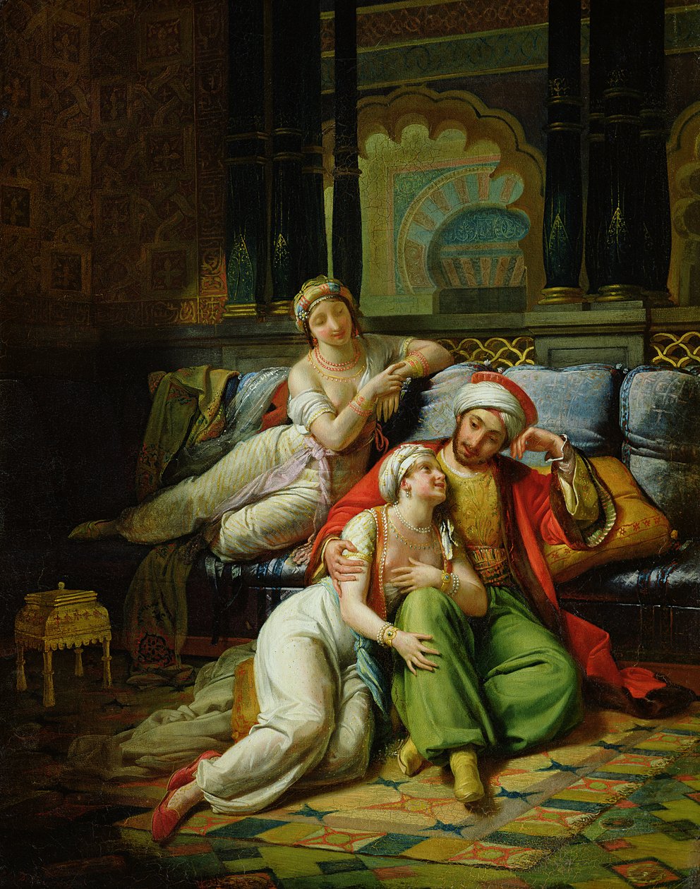Szeherezada (olej na płótnie) autorstwa Paul Emile (1794 1874) Detouche