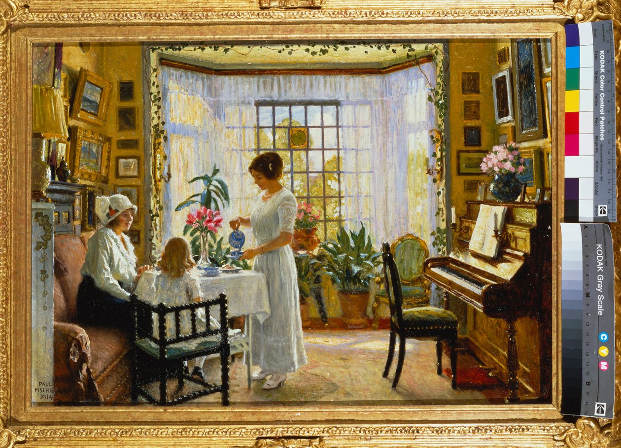 Podwieczorek, 1914 autorstwa Paul Fischer