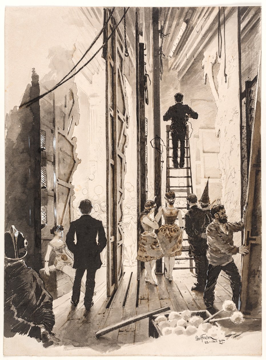 Sceneria kasyna autorstwa Paul Fischer