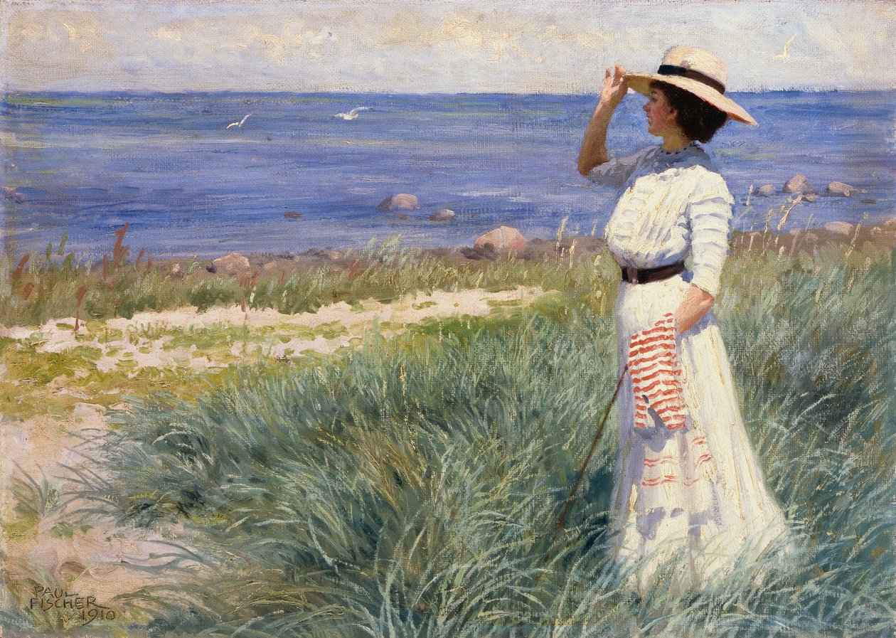 Patrząc na morze, 1910 autorstwa Paul Fischer