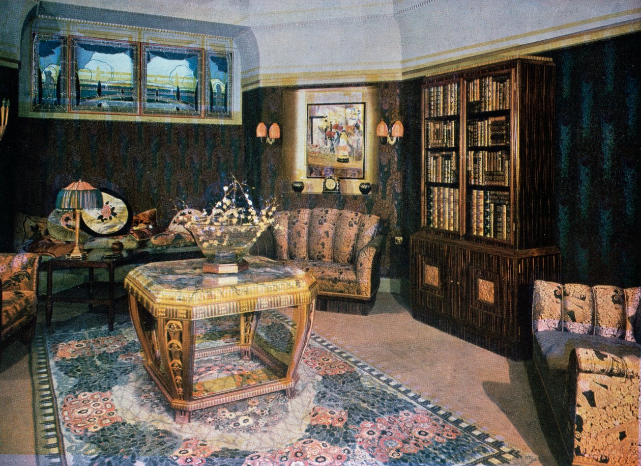 Galeria Pomone, Rysunek Paula Follota (1877-1941), Francja, XX w. autorstwa Paul Follot