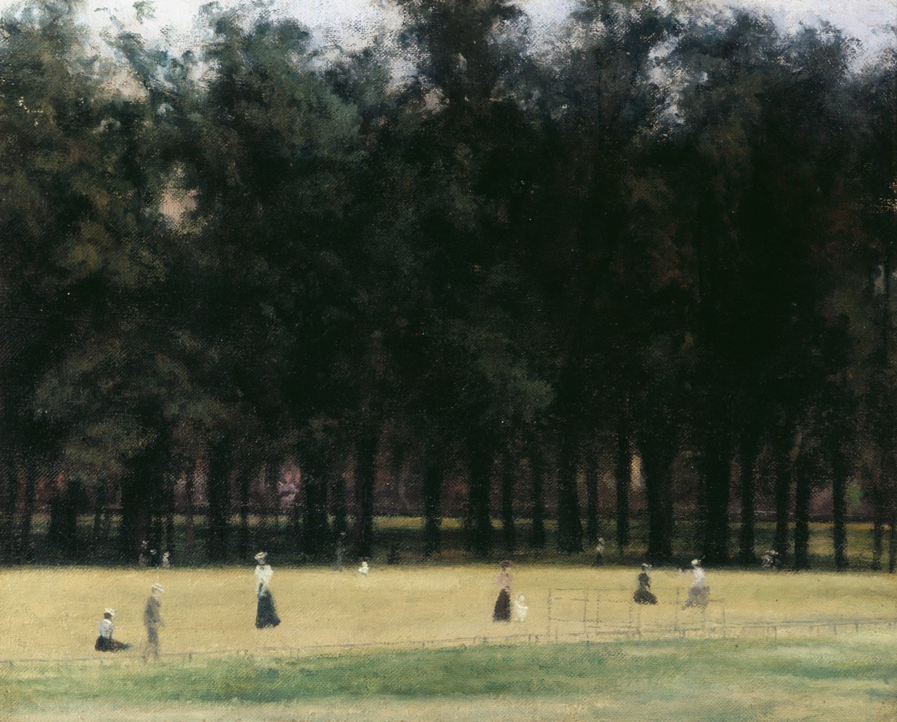 Kensington Gardens (olej na płótnie) autorstwa Paul Fordyce Maitland