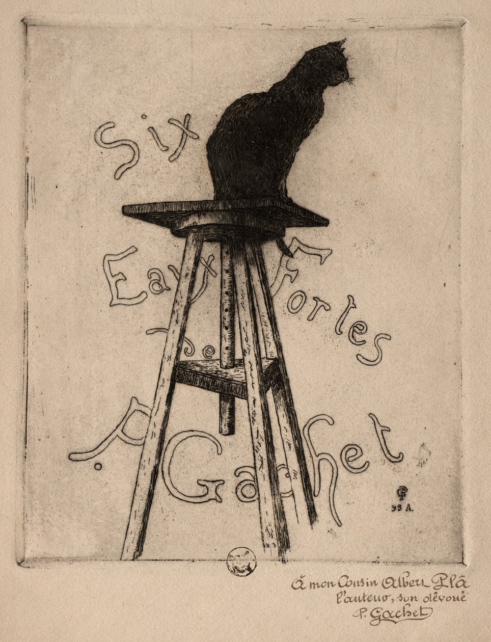 Sześć akwafort, 1895. autorstwa Paul Gachet