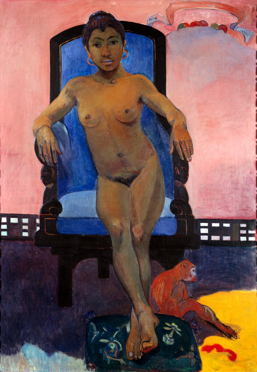 Rita Judith Te Parri w twojej książce, Portret Anny Jawajskiej, obraz Paula Gauguina (18-1905) autorstwa Paul Gauguin