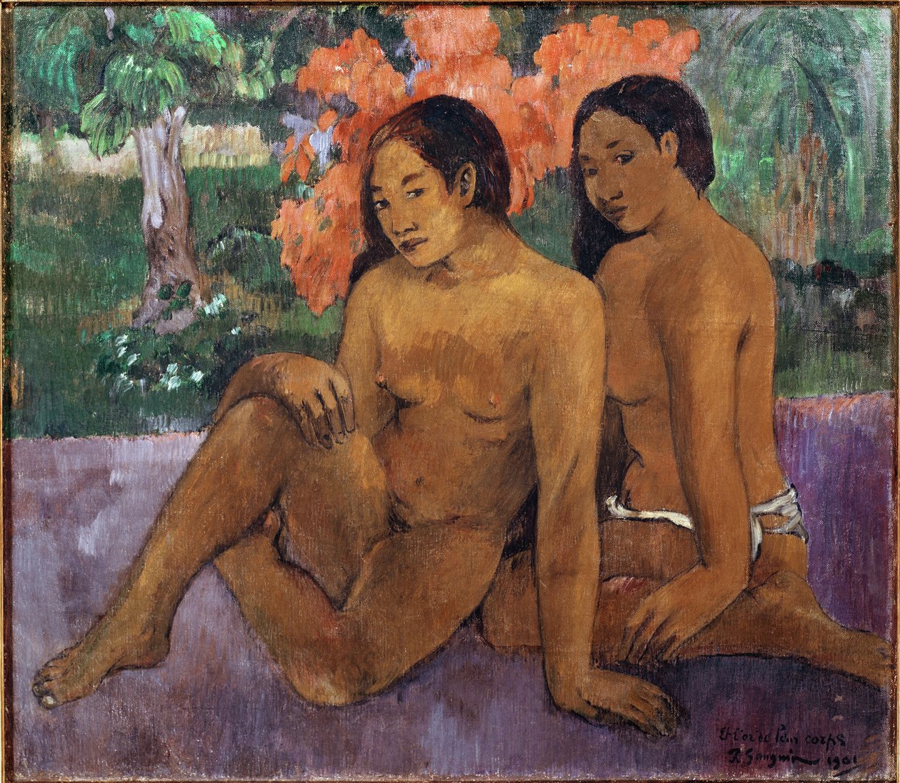 I złoto ich ciał (olej na płótnie) autorstwa Paul Gauguin