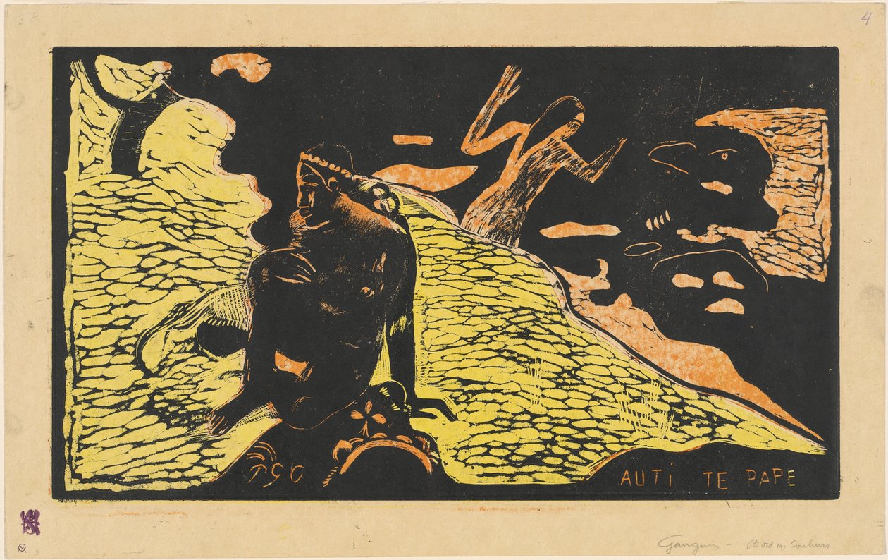 Auti te Pape (Kobiety nad rzeką) autorstwa Paul Gauguin