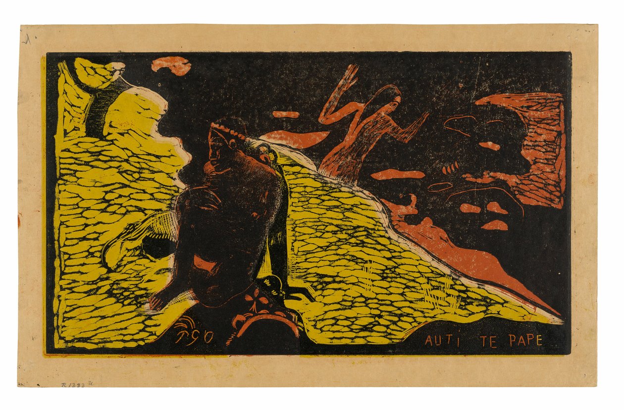 Auti te pape (Kobiety nad rzeką), z Noa Noa Suite autorstwa Paul Gauguin