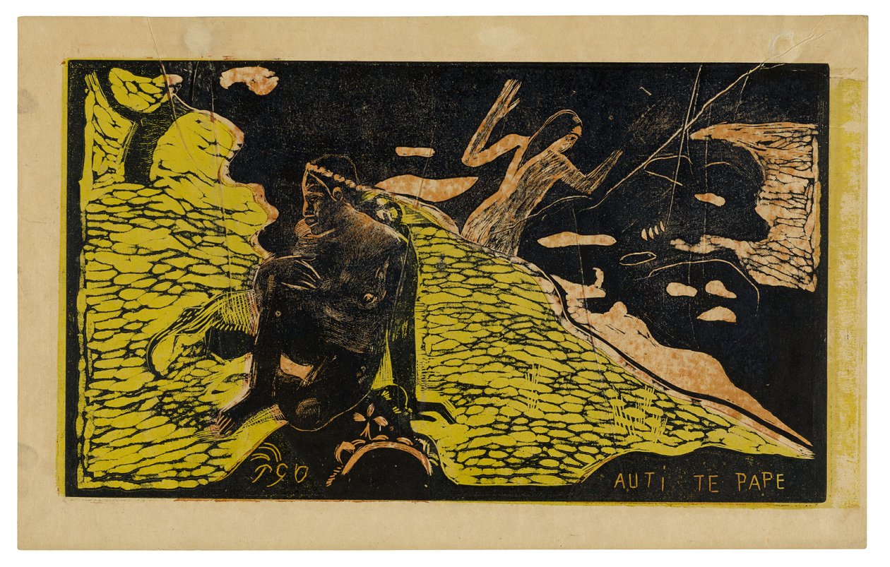 Auti te pape (Kobiety nad rzeką), z Noa Noa Suite autorstwa Paul Gauguin