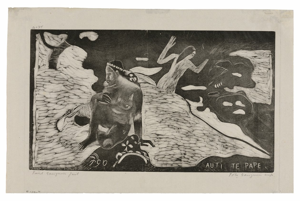 Auti te pape (Kobiety nad rzeką) z Noa Noa Suite autorstwa Paul Gauguin