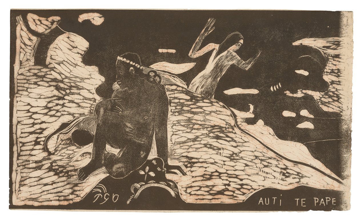 Auti te pape (Kobiety nad rzeką), z Noa Noa Suite autorstwa Paul Gauguin