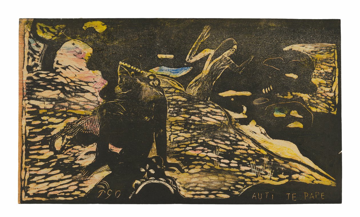 Auti te pape (Kobiety nad rzeką), z Suity Noa Noa autorstwa Paul Gauguin