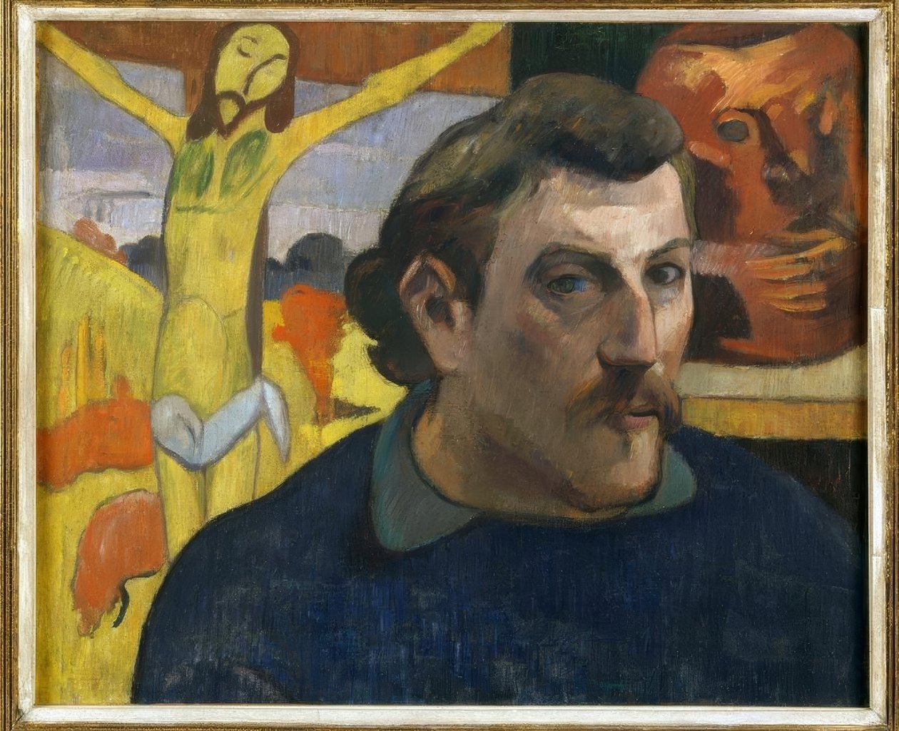 Autoportret z żółtym Chrystusem autorstwa Paul Gauguin