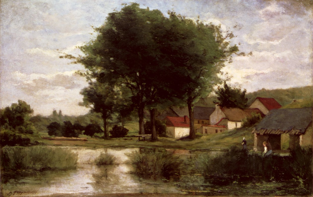 Jesienny pejzaż, 1877 autorstwa Paul Gauguin