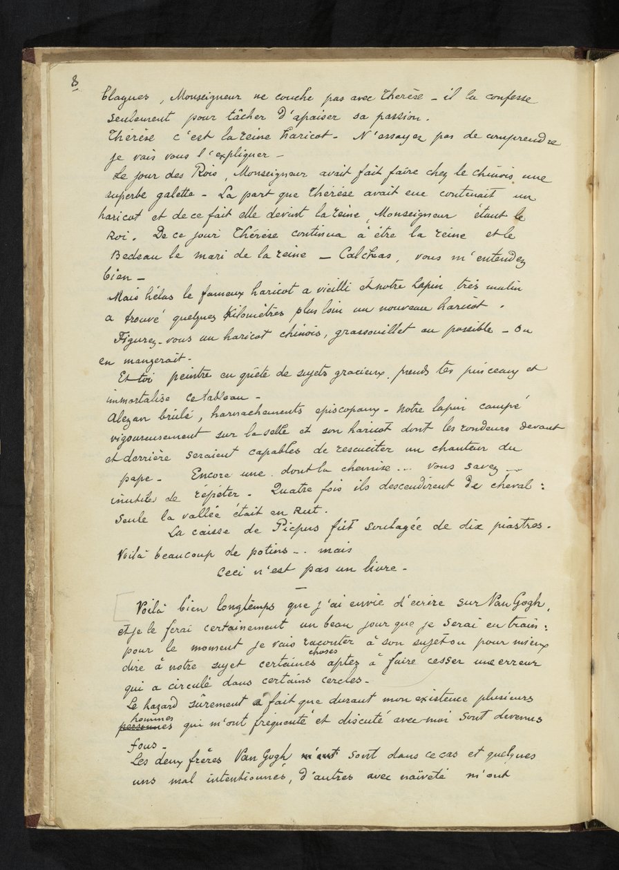 Avant et après - Opis pobytu Gauguina u Vincenta van Gogha w Arles (s. 8) autorstwa Paul Gauguin