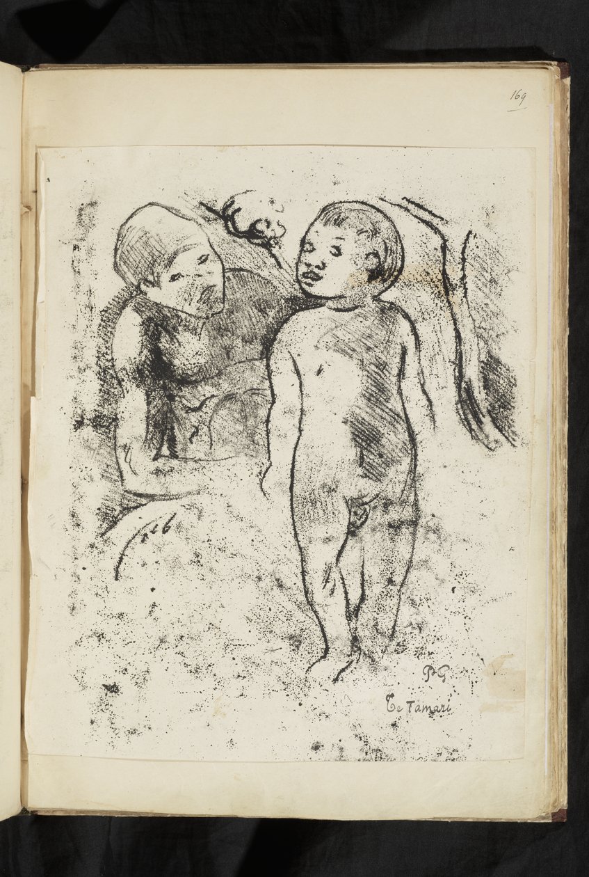 Przed i po - Te tamari („Dziecko”) autorstwa Paul Gauguin