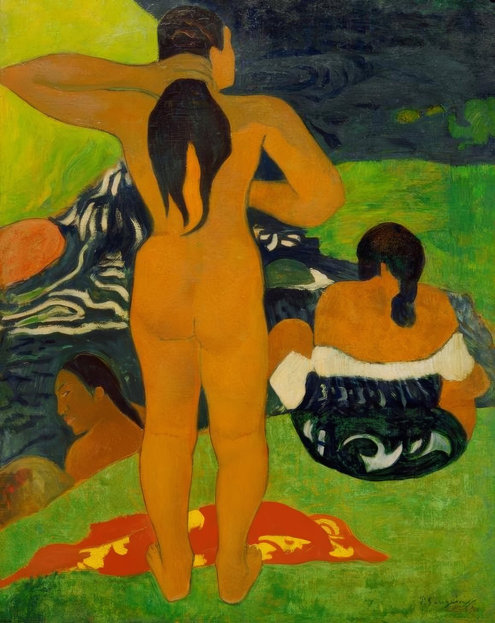 Kąpiące się Tahitańskie kobiety autorstwa Paul Gauguin