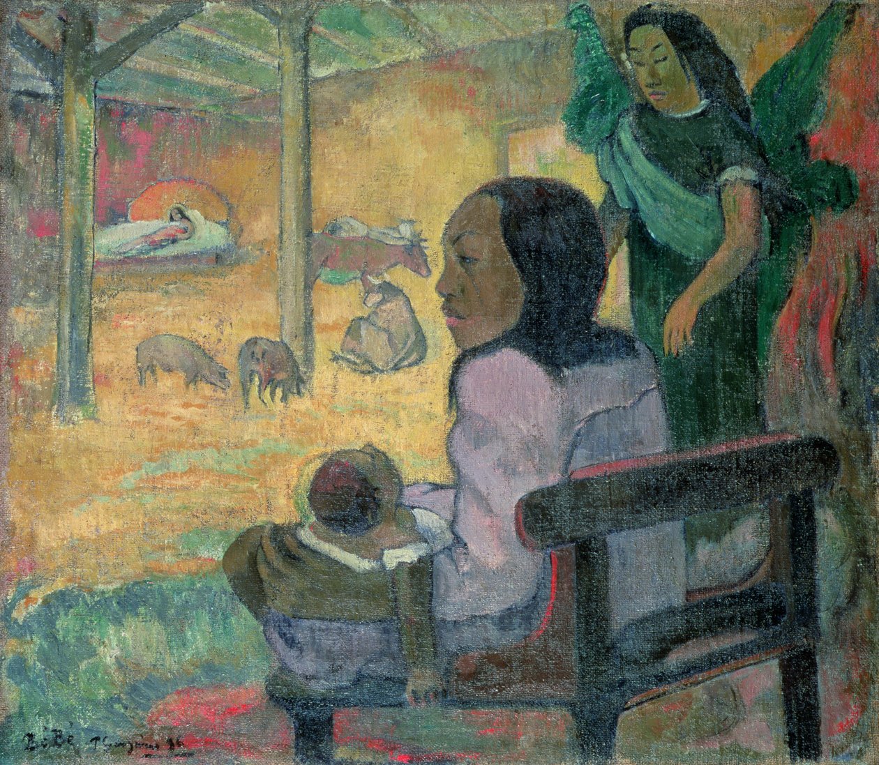 Bądź Be (Narodzenie) autorstwa Paul Gauguin