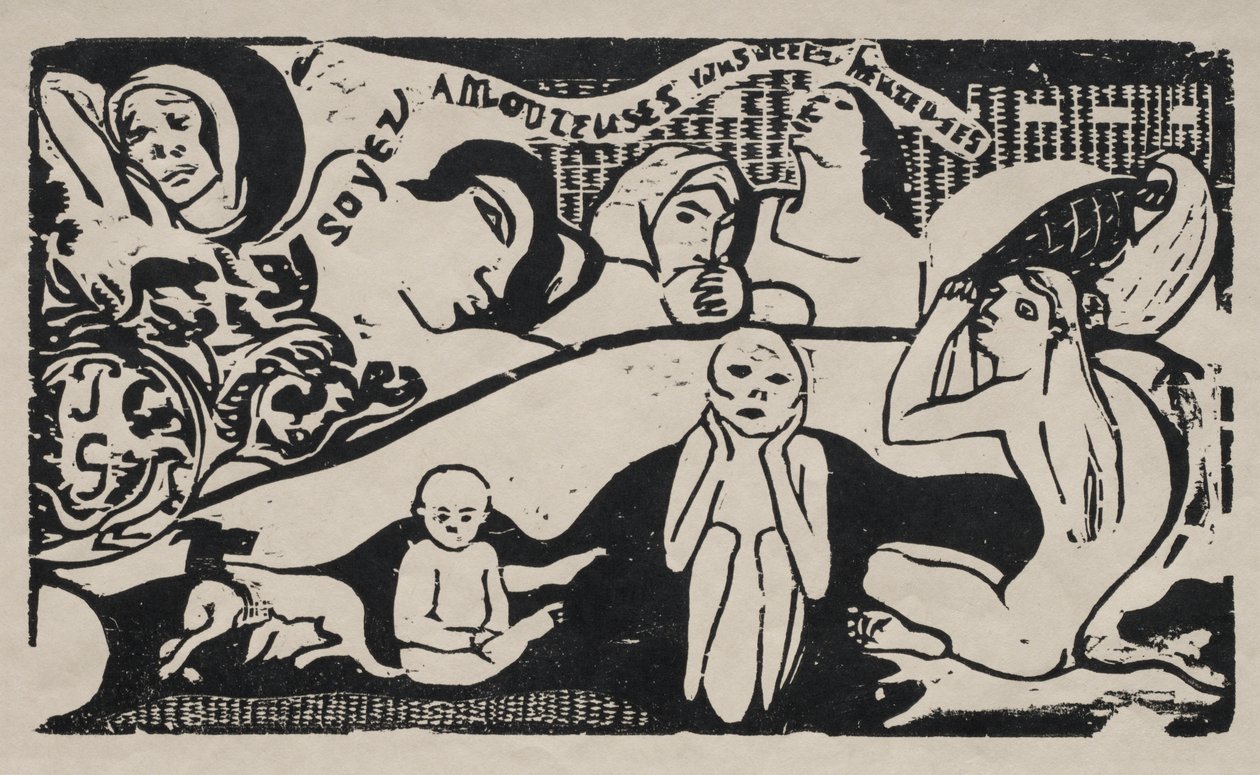 Bądź zakochany, a będziesz szczęśliwy autorstwa Paul Gauguin