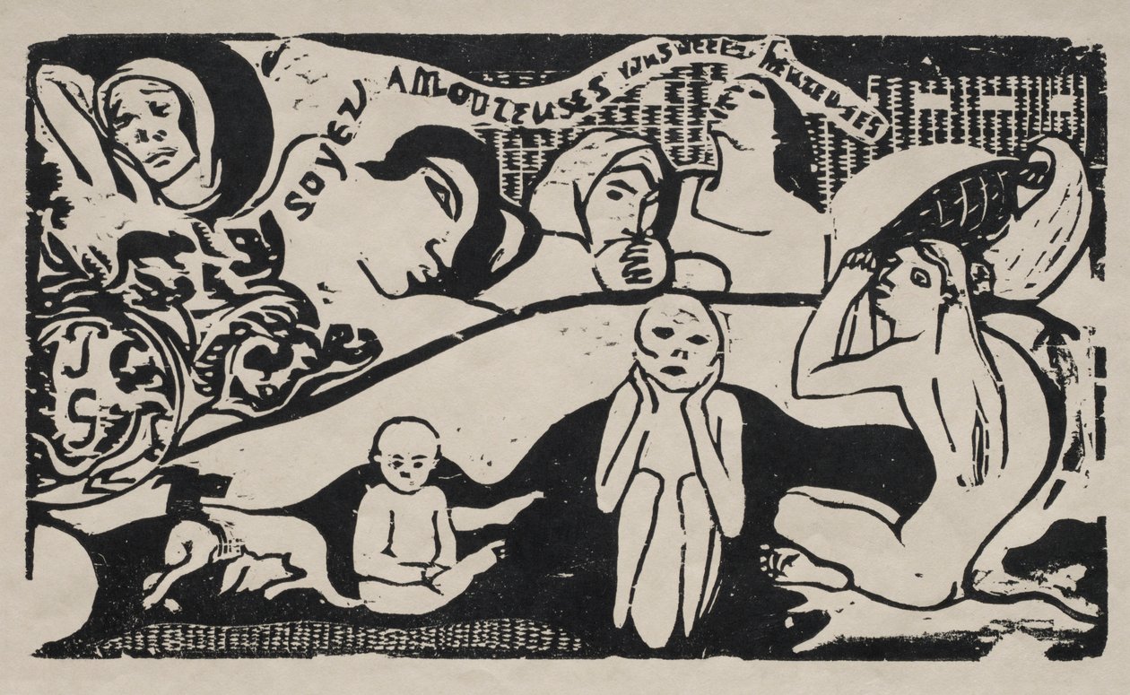 Zakochaj się, a będziesz szczęśliwy. autorstwa Paul Gauguin