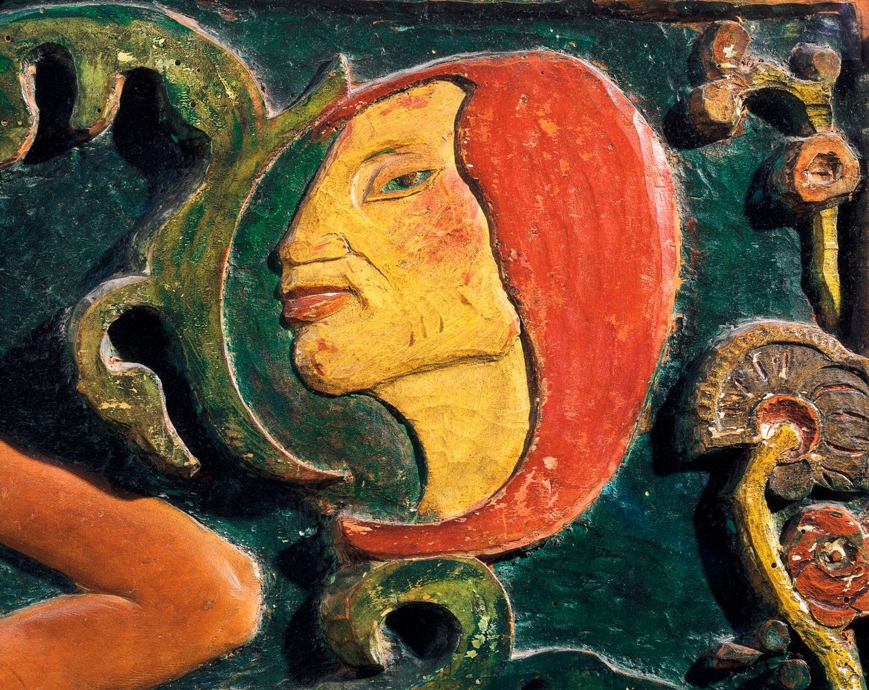 Bądź tajemniczy, szczegółowo autorstwa Paul Gauguin
