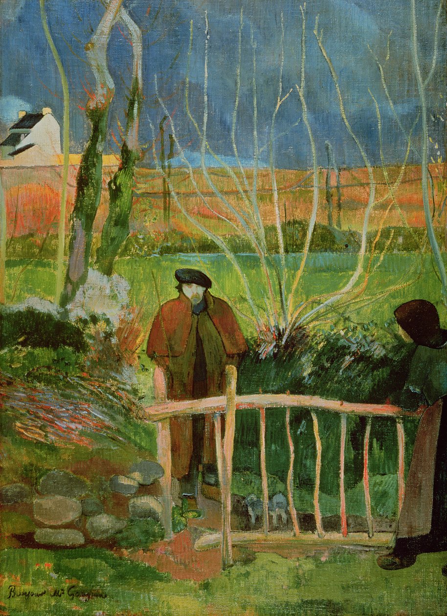Witaj Monsieur Gauguin, ok.1889 (olej na płótnie) autorstwa Paul Gauguin