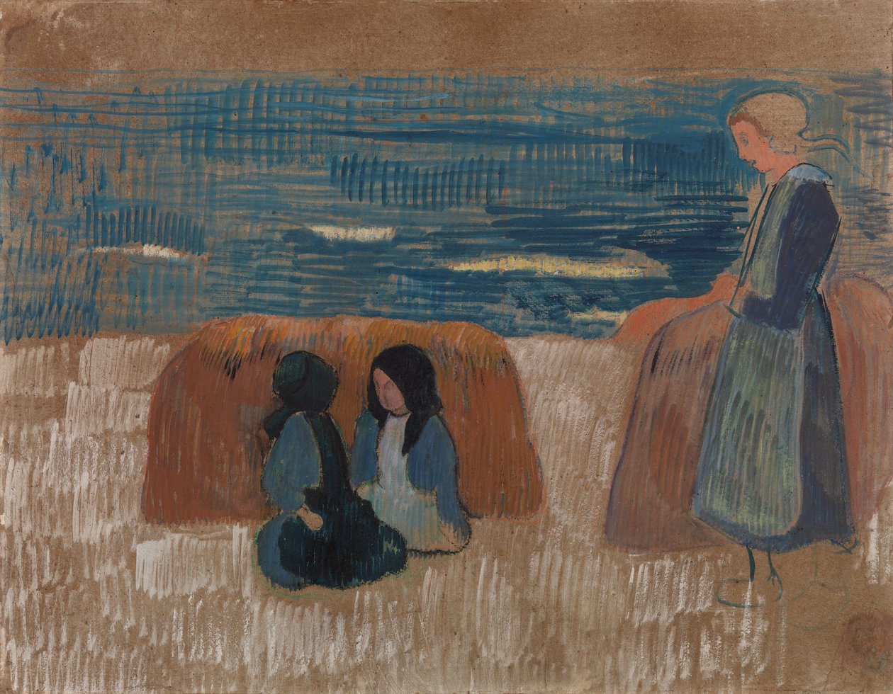 Bretońskie kobiety nad morzem autorstwa Paul Gauguin