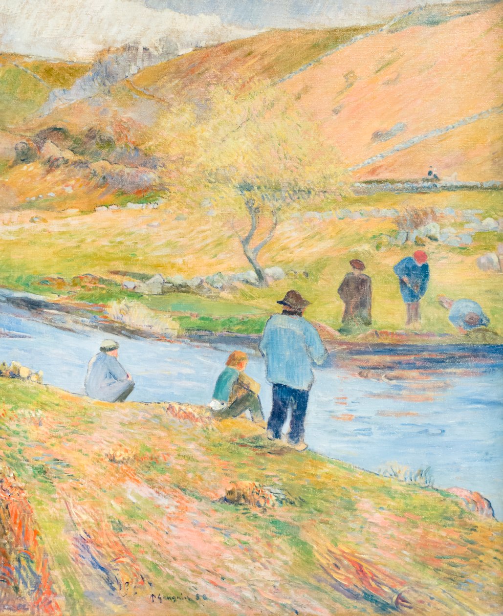 bretońscy rybacy autorstwa Paul Gauguin