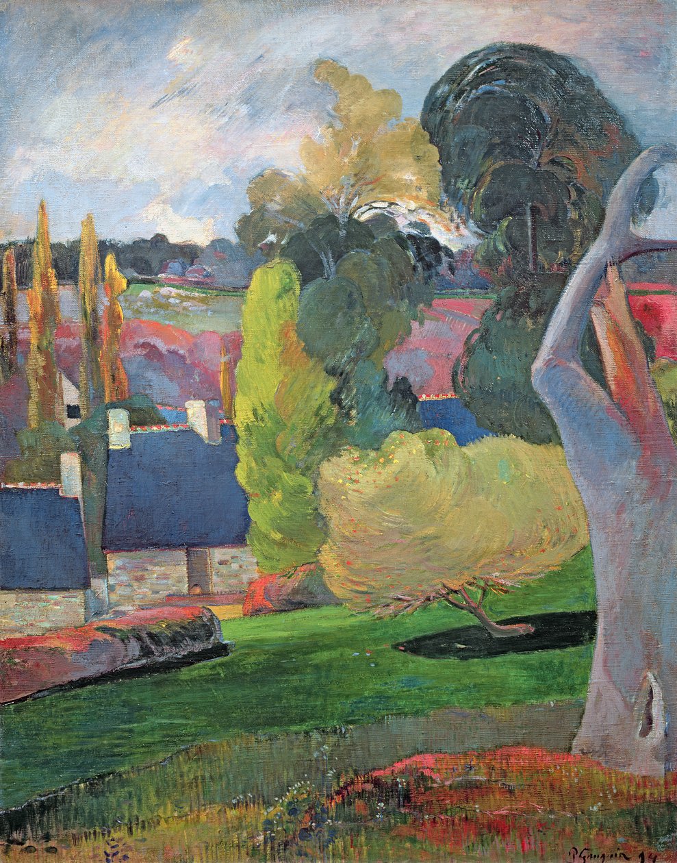 Pejzaż bretański, 1894 autorstwa Paul Gauguin