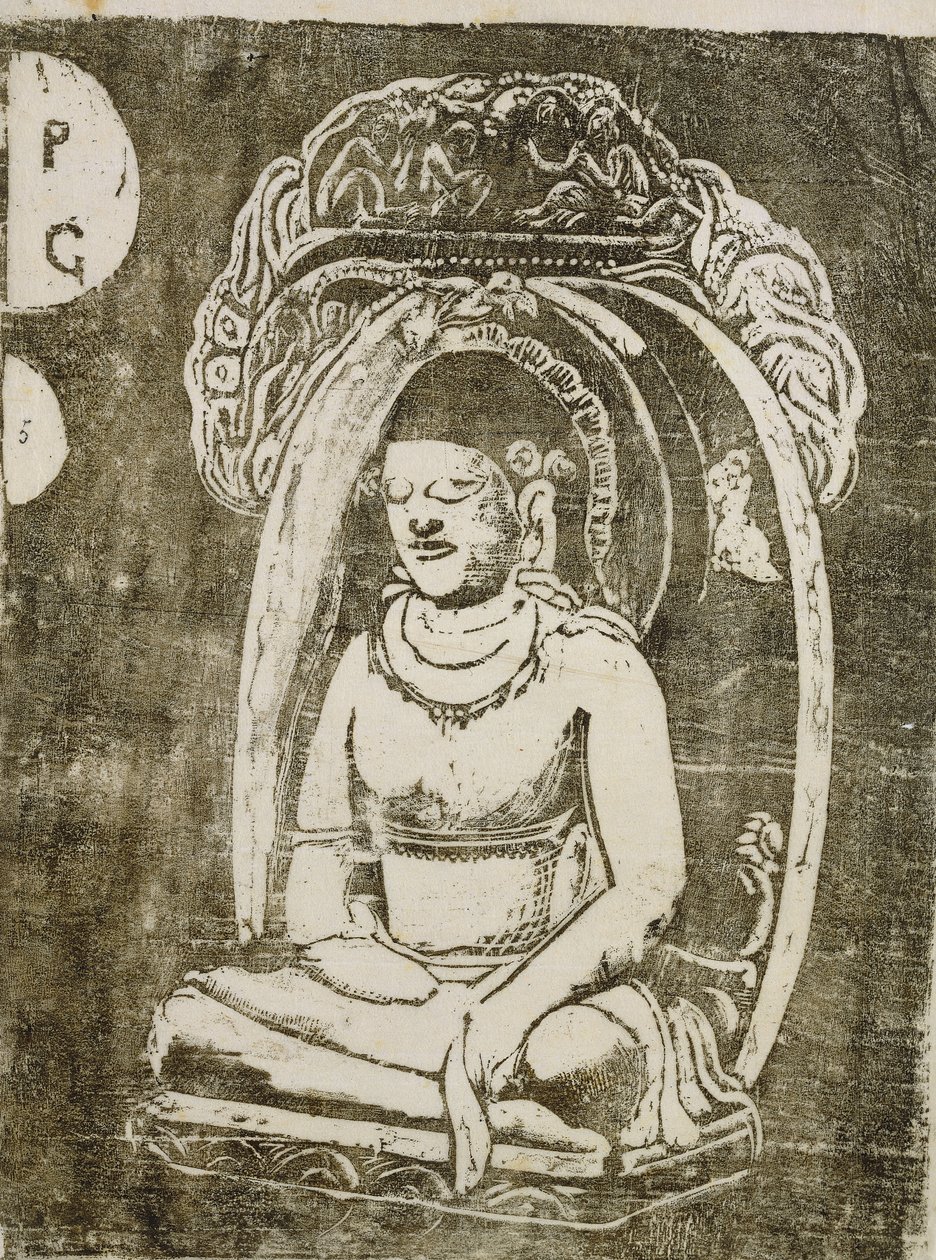 Budda; Budda, 1895-1903 autorstwa Paul Gauguin