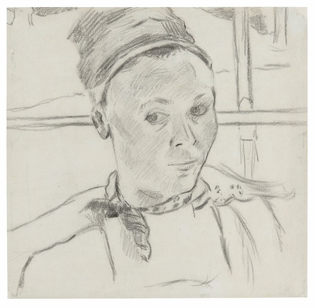 Popiersie młodej bretońskiej kobiety (prawdopodobnie Marie Lagadu) autorstwa Paul Gauguin