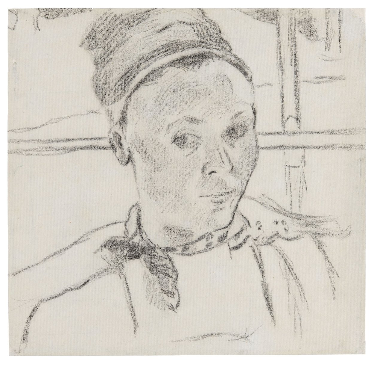 Popiersie młodej Bretonki (prawdopodobnie Marie Lagadu) autorstwa Paul Gauguin