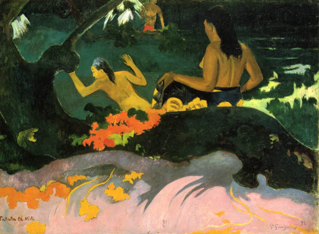 Nad morzem autorstwa Paul Gauguin