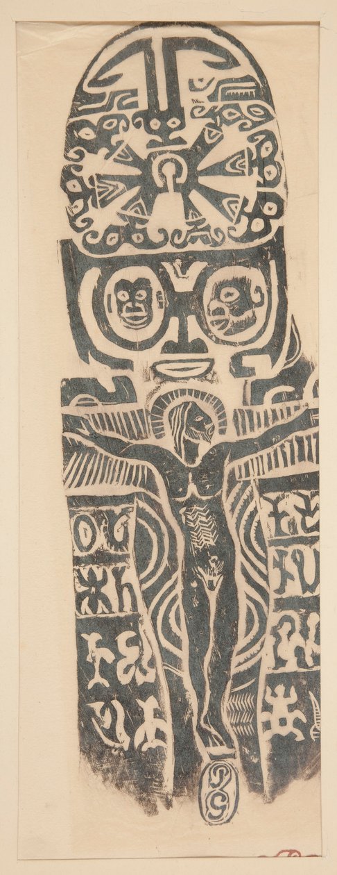Chrystus na krzyżu autorstwa Paul Gauguin