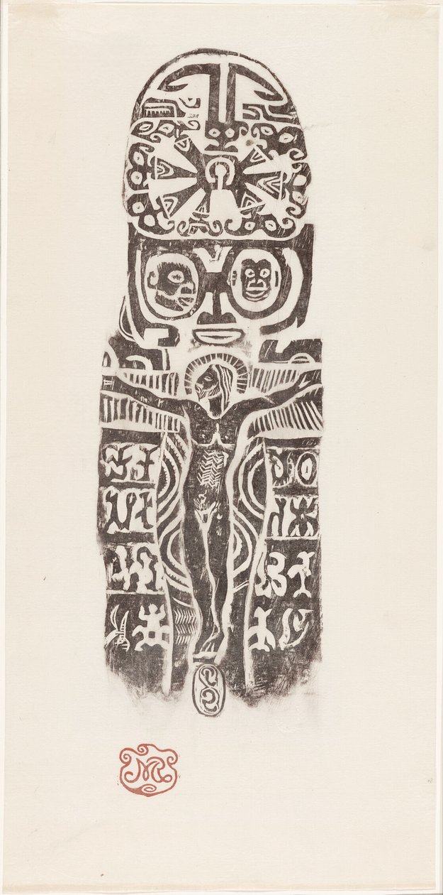 Chrystus na krzyżu autorstwa Paul Gauguin
