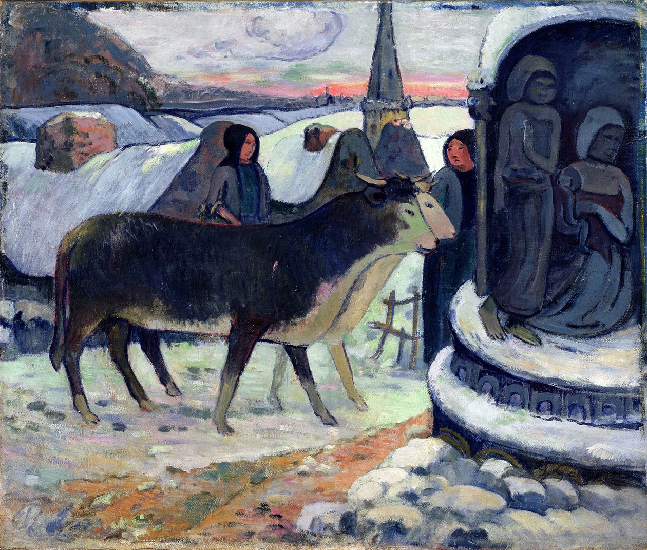 Noc Bożego Narodzenia, ok. 1902-3 (olej na płótnie) autorstwa Paul Gauguin