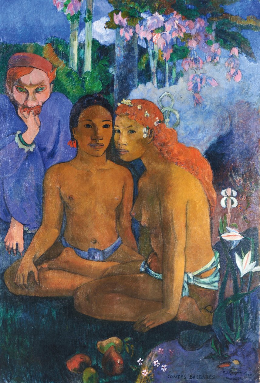 Opowieści barbarzyńców Opowieści barbarzyńców. autorstwa Paul Gauguin
