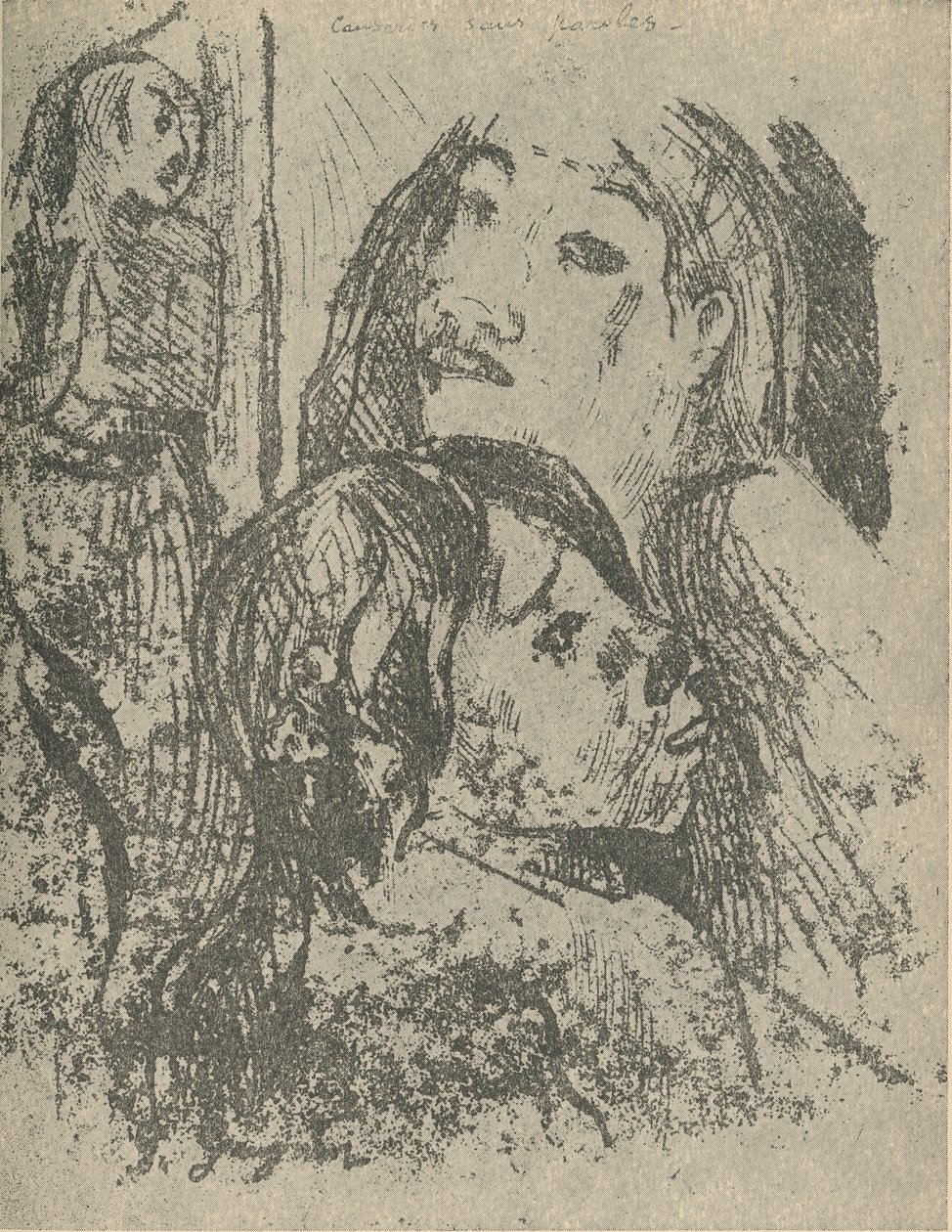 Rozmowa bez słów, 1936 autorstwa Paul Gauguin