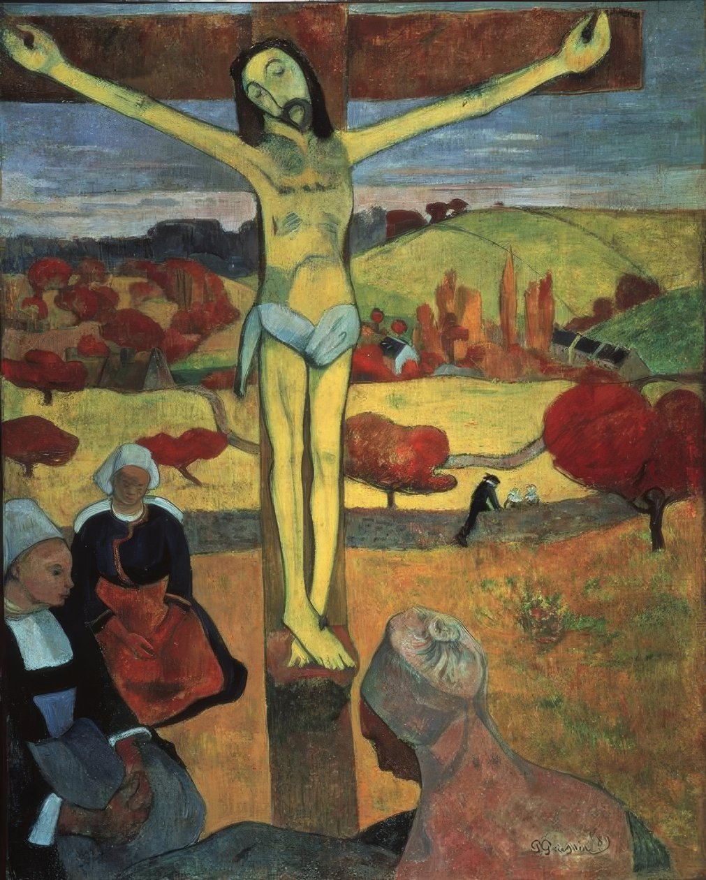 Żółty Chrystus / 1889 autorstwa Paul Gauguin