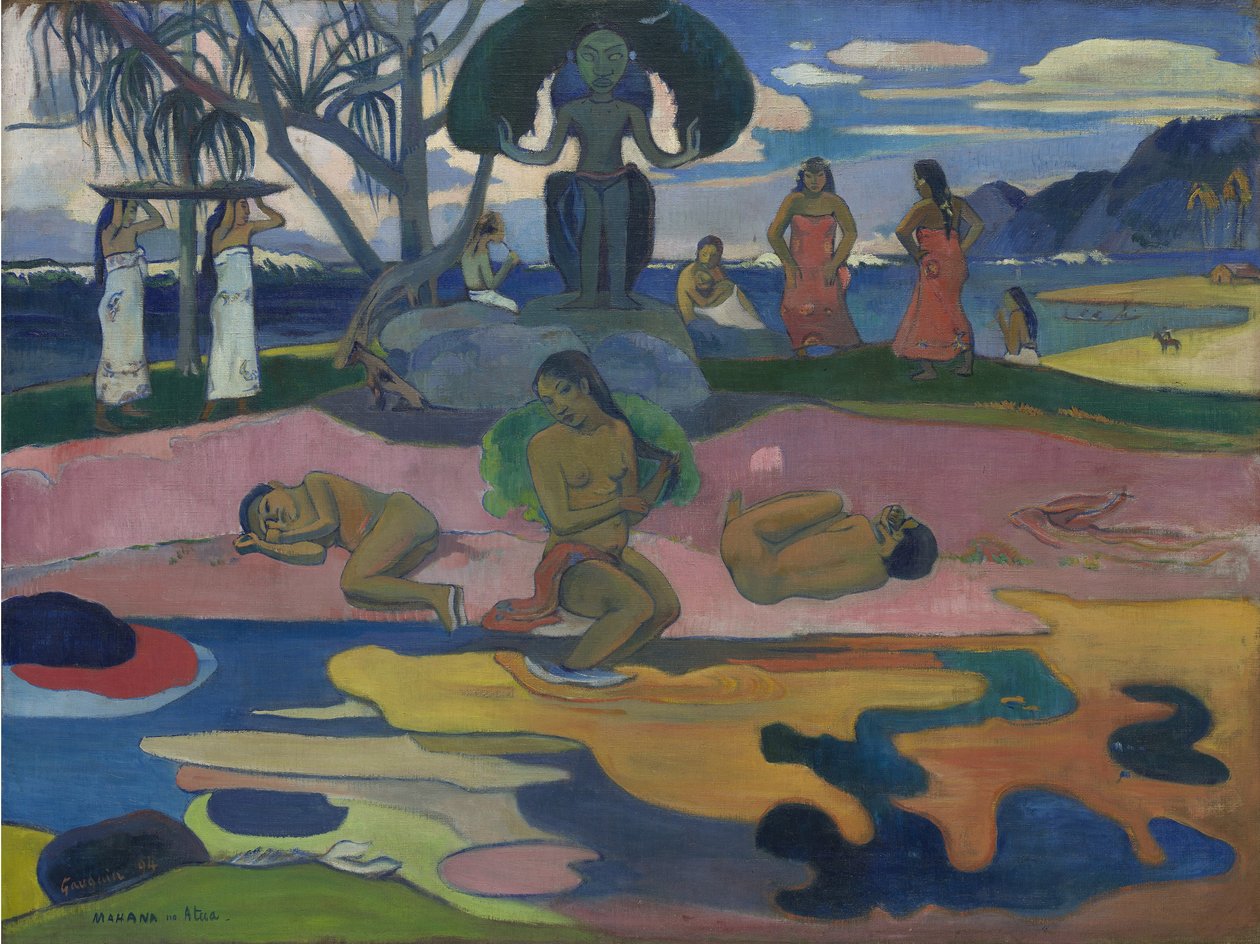 Dzień Boga (Mahana no Atua) 1894 (olej na płótnie) autorstwa Paul Gauguin