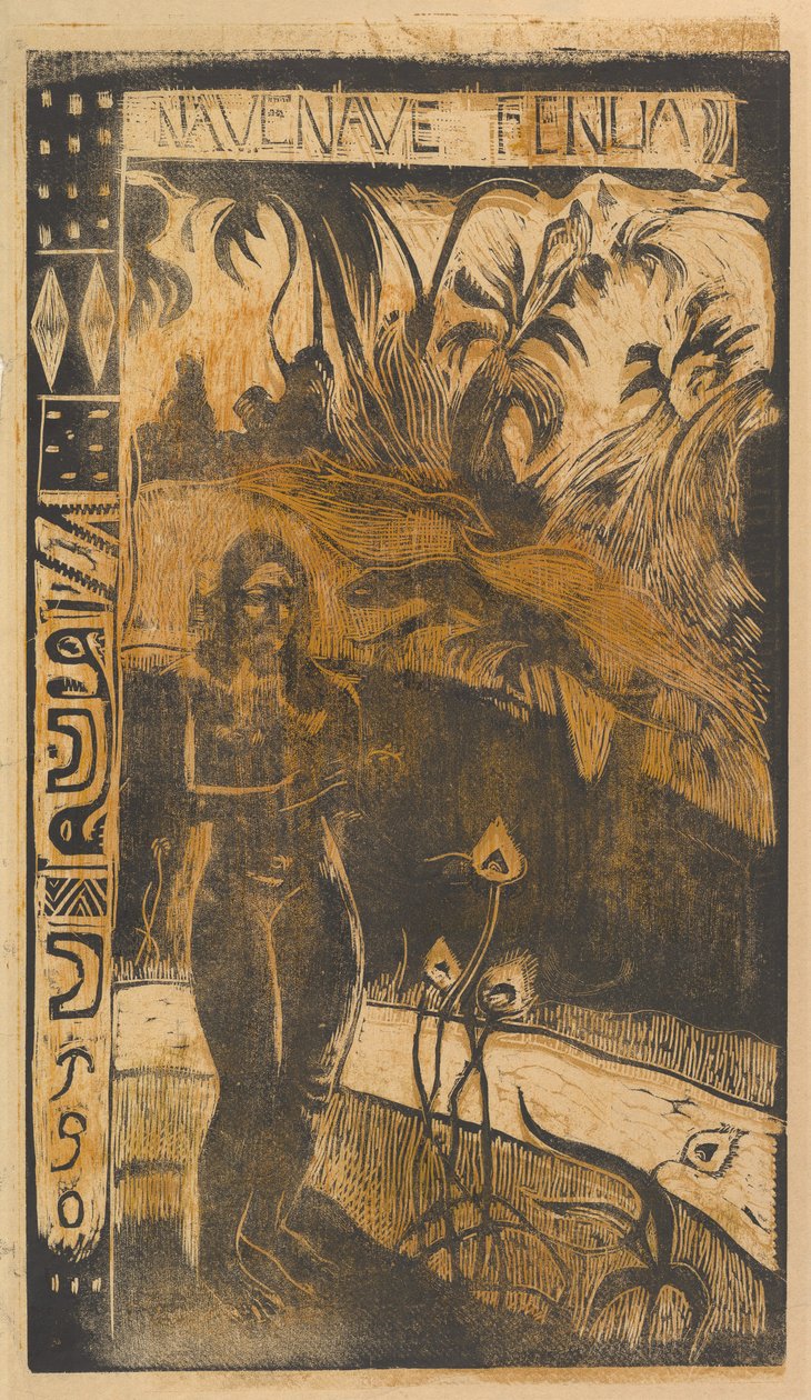 Wspaniała kraina, 1893-94. autorstwa Paul Gauguin