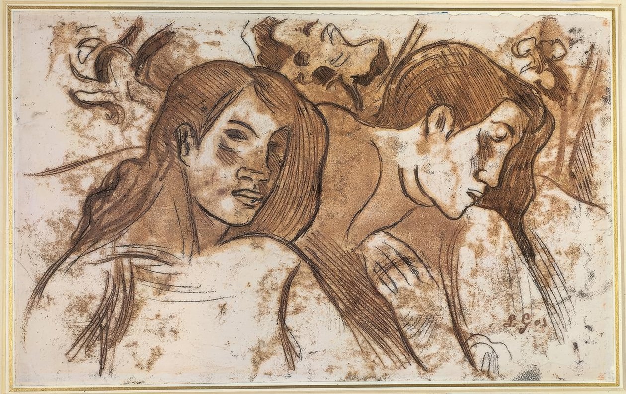 Dwóch markizów autorstwa Paul Gauguin