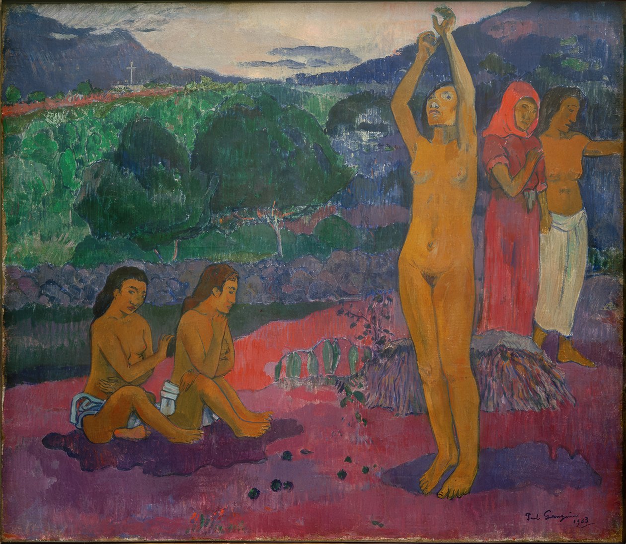 Inkantacja autorstwa Paul Gauguin