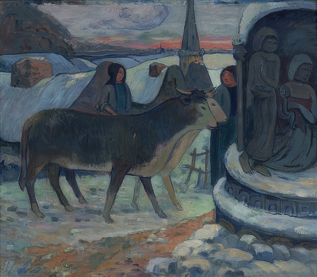 Święta Noc (Błogosławieństwo Wołu). 1902-03 autorstwa Paul Gauguin