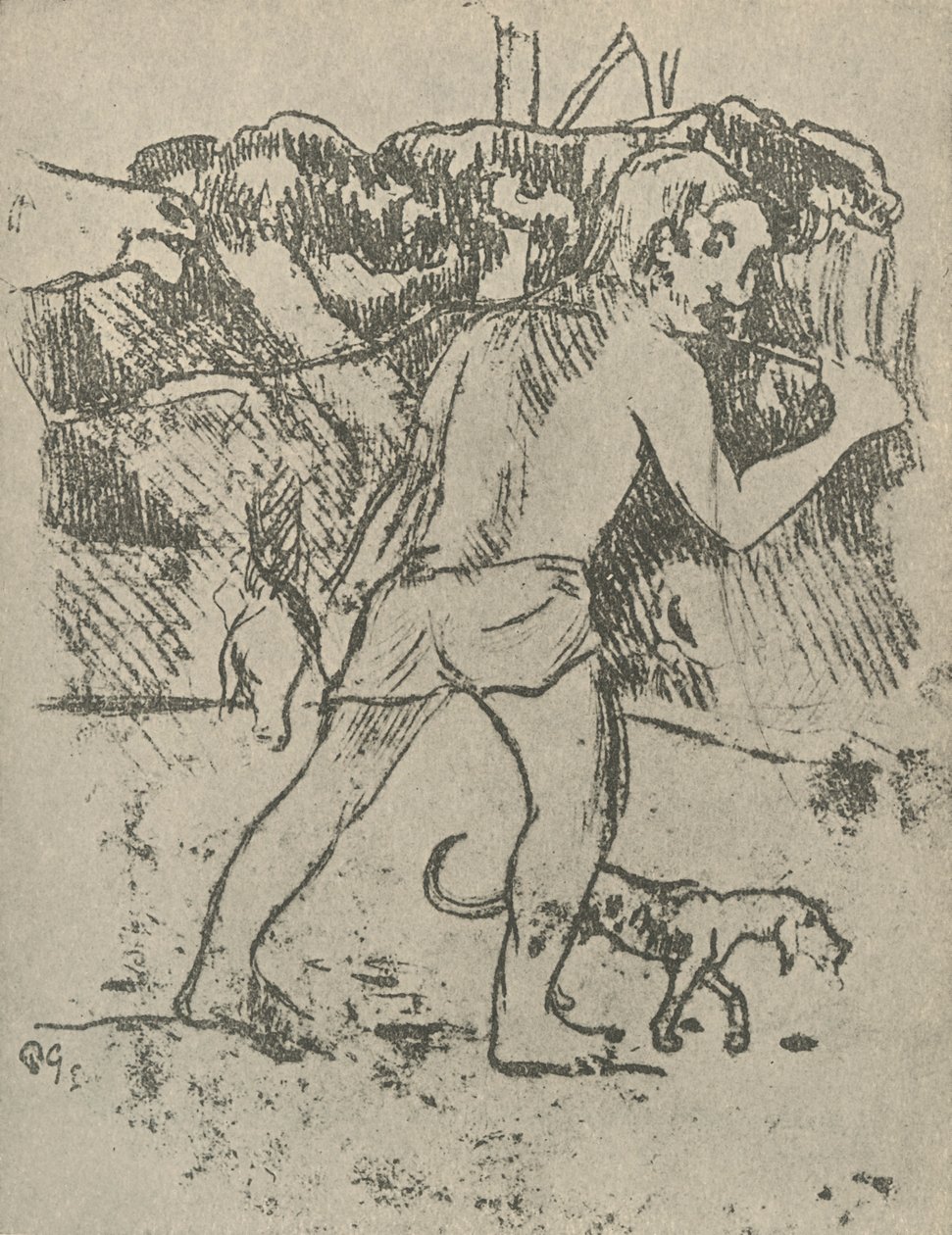 Rysunek, 1936 autorstwa Paul Gauguin